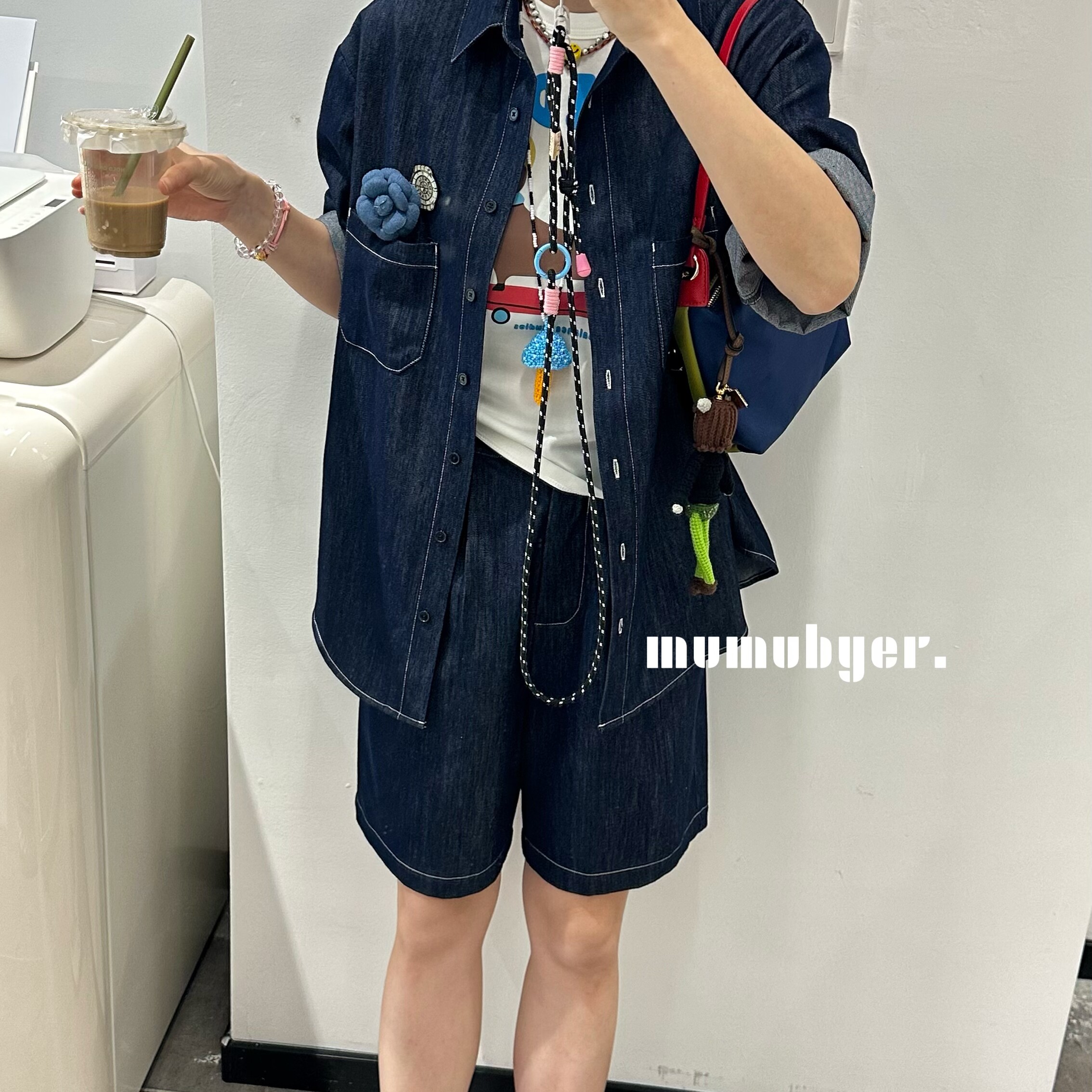 MUMUBYER •“半熟少女”boy风复古摩登牛仔套装