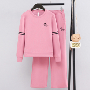 休闲风卫衣套装女2026春季新款休闲两件套时尚减龄小个子运动穿搭