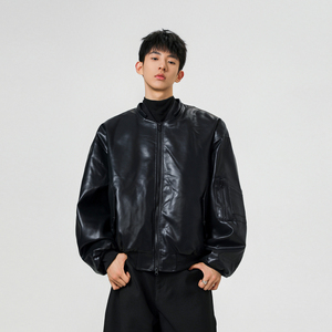 皮草围巾翻领可拆卸连帽靠街头棉服夹克XZ507-1 MY8021 P105 货备图片