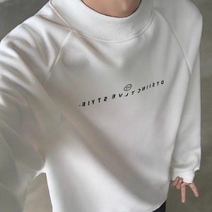 24宽松百搭插肩慵懒风加绒加厚卫衣XZ507-1 WY6020 P60大货备,男装卫衣,星座507-1