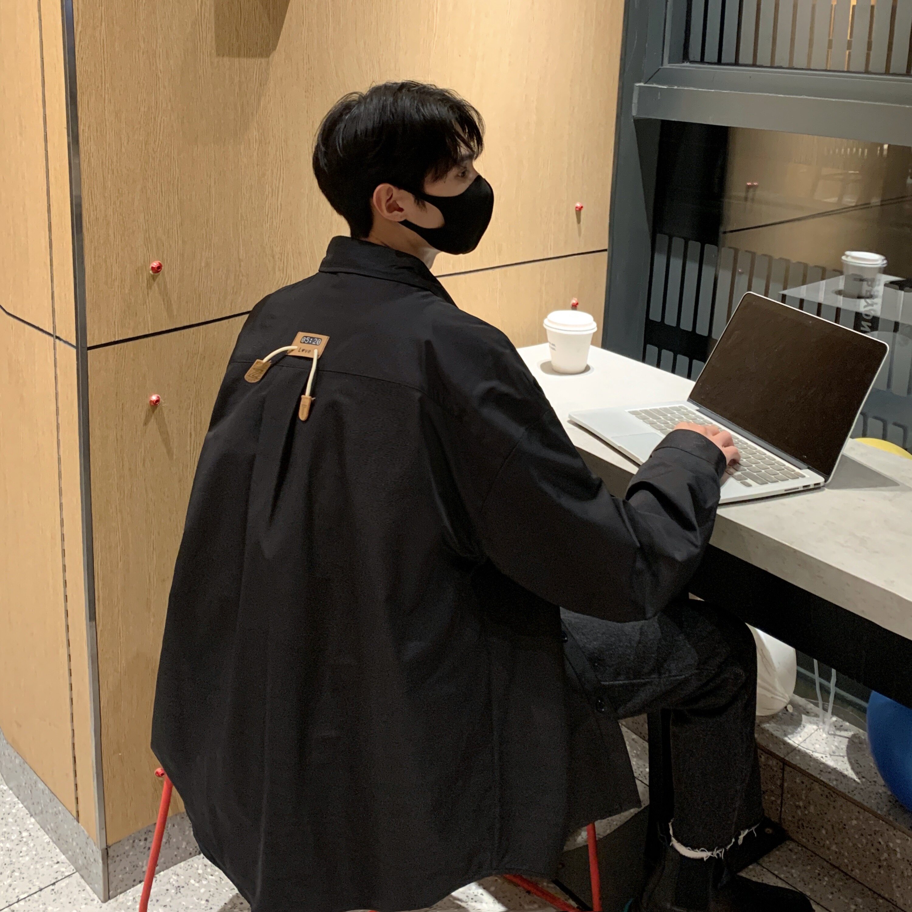 2023设计款韩式工装双袋美式长袖衬衫XZ507-1CS1039p55,男装衬衫,星座507-1