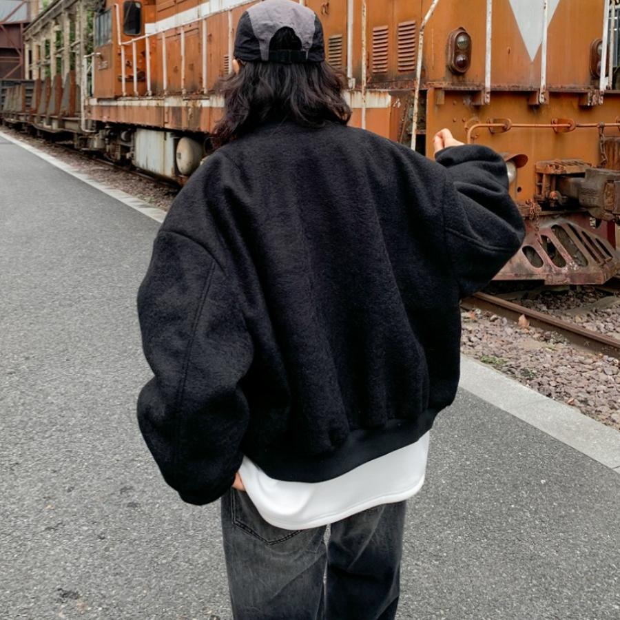 中性潮牌宽松潮休闲毛呢秋冬外套XZ507-1WT5018P120大货备,女装短外套,星座507-1
