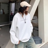 24宽松百搭插肩慵懒风加绒加厚卫衣XZ507-1WY6020P60大货备，男装卫衣，星座507-1