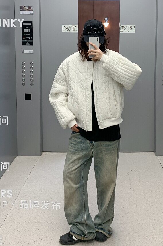 秋冬新款韩版宽松拉链设计款加厚棉服XZ507-1MY8020P120大货备,男装棉衣,星座507-1
