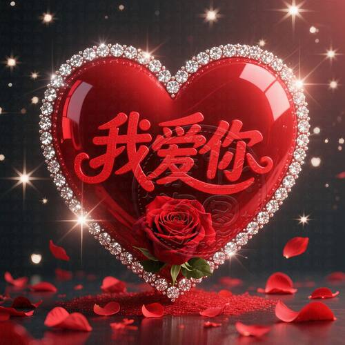 新款七夕表白我爱你浪漫防水墙面贴纸卧室床头婚房婚庆不干胶贴纸