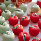 平安夜圣诞礼物礼盒装 苹果香薰蜡烛香氛伴手礼生日氛围感仿真造型