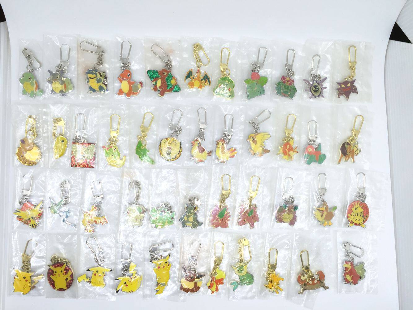 19绝版精灵宝可梦钥匙扣合集喷火龙铁甲贝鲤鱼王皮卡丘呆河马伊布