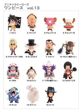 日版金猫现货PLEX 海贼王 mini 迷你大头13 冬岛篇 全15款