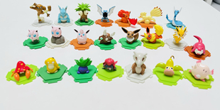 正版万代彩色六角地台 精灵宝可梦 可达鸭胖丁椰蛋树胖丁哈克龙