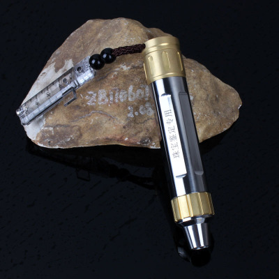 照玉石充小口径白光带折尺鉴定检测翡翠充电强光手电筒可定制LOGO