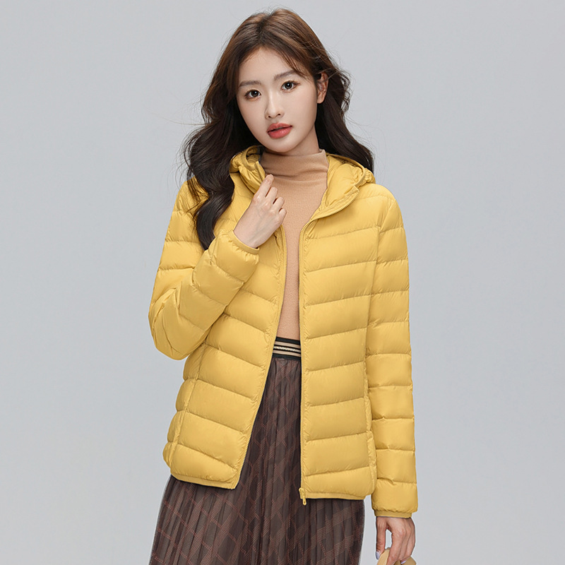 秋冬新款韩版修身轻薄羽绒服女式