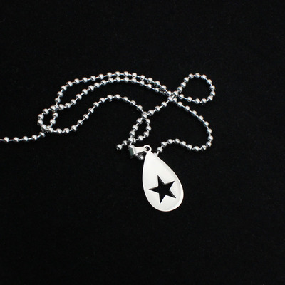Conan Gray柯灰同款项链水滴星星挂件