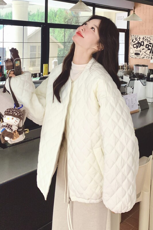 新款冬装绗线夹棉棉衣789P185控278,女装棉衣/棉服,2C179
