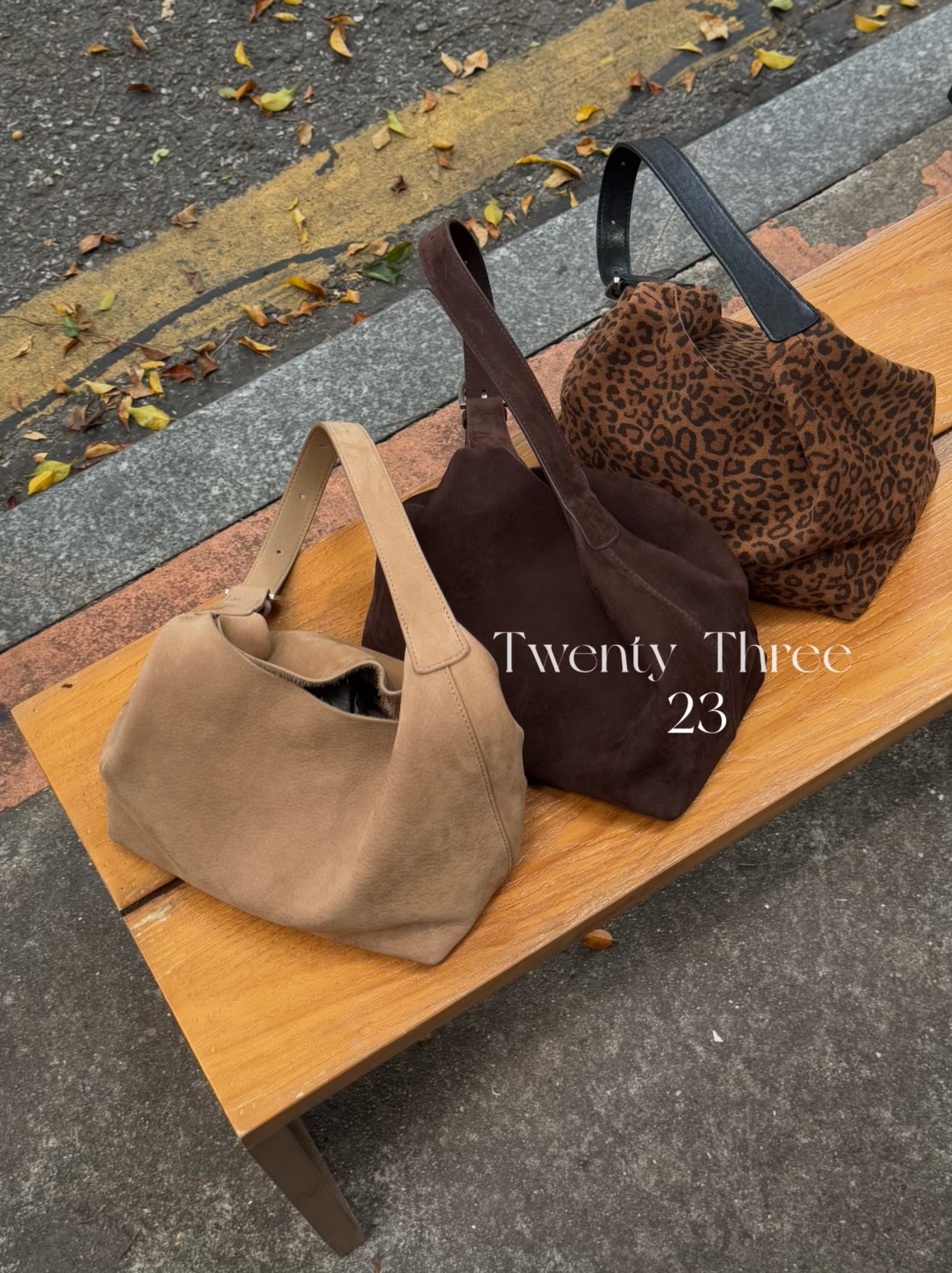 Twenty Threey秋冬复古豹纹麂皮绒手提包百搭单肩斜挎包饭盒包