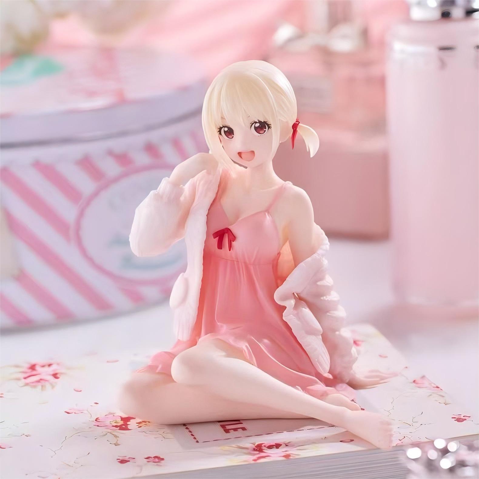 莉可丽丝锦木千束居家服美少女手办景品动漫二次元机箱车载摆件