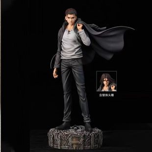 进击的巨人艾伦耶格尔手办三笠兵长始祖巨尤弥尔GK模型雕像男礼物