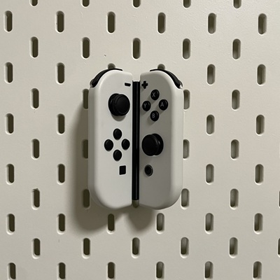 宜家洞洞板配件 joycon手柄支架 switch SKADIS斯考迪斯