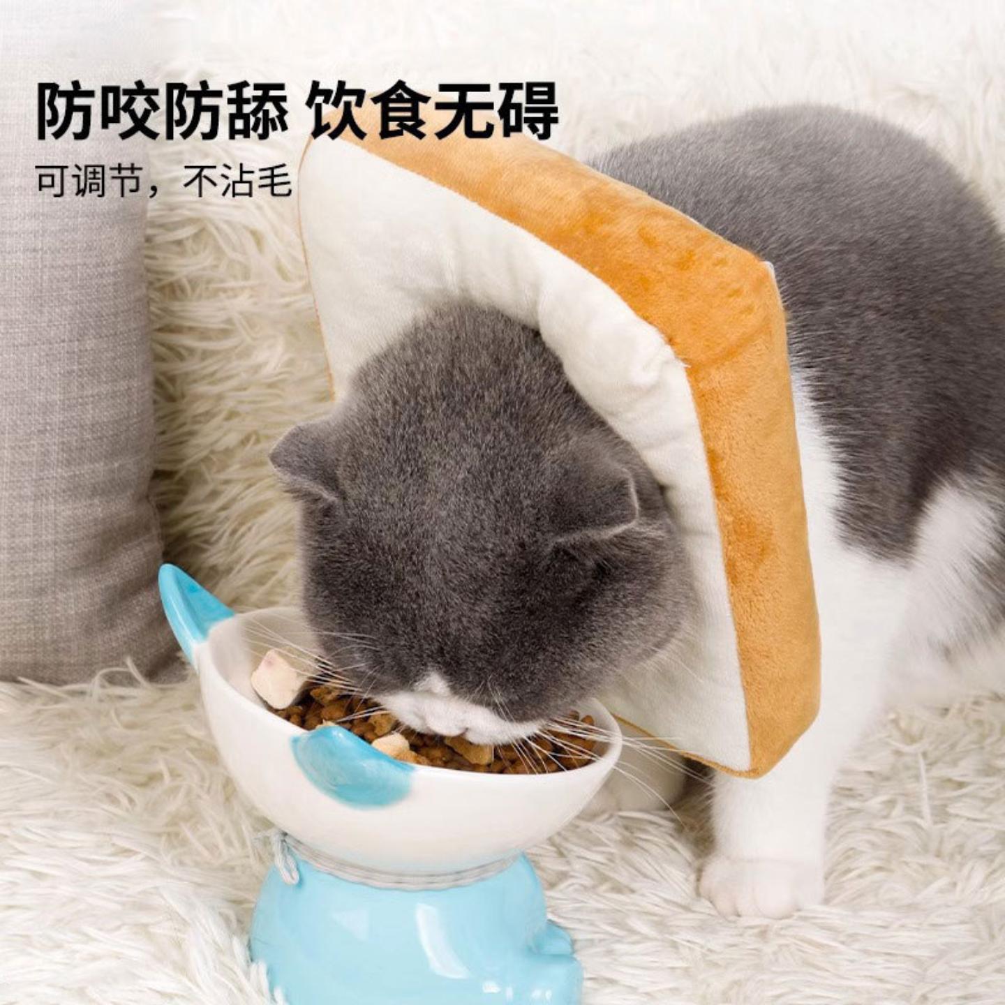 猫套头圈猫咪狗狗吐司伊丽莎白圈