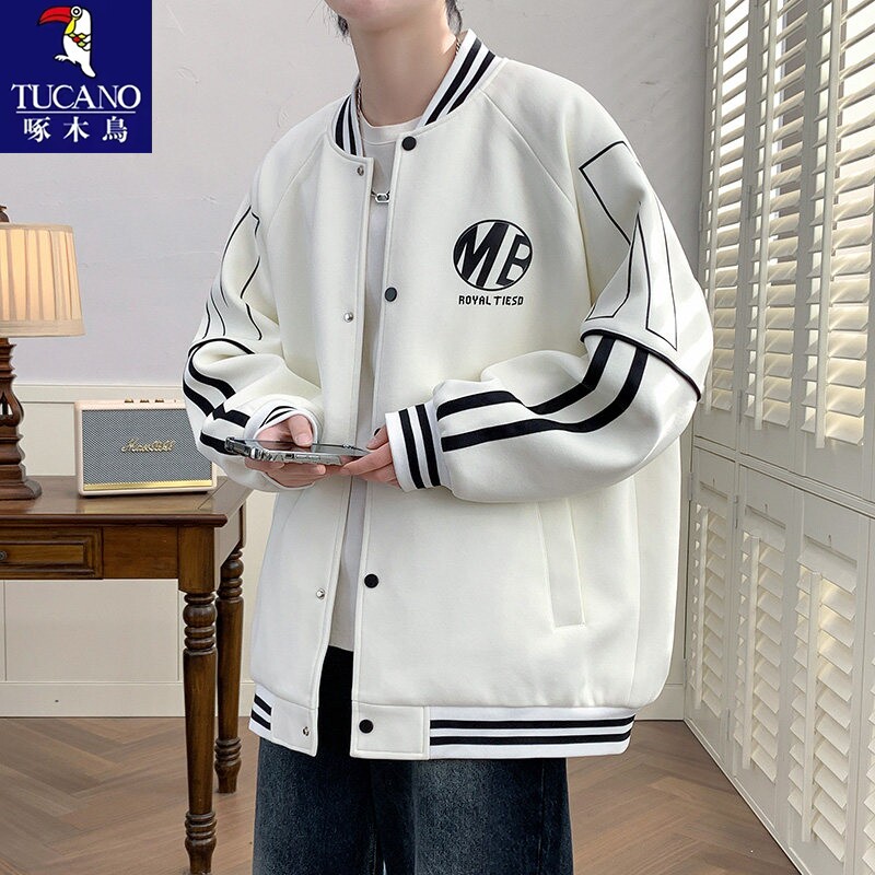 啄木鸟新款潮牌痞帅棒球服外套图片
