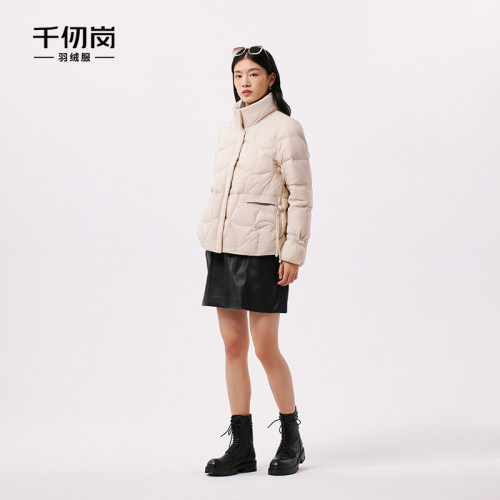 千仞岗短款羽绒服女士冬季立领