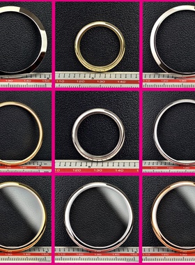 适配天梭力洛克杜鲁尔卡森系列T099407A表圈前盖蓝宝石镜片钢圈口