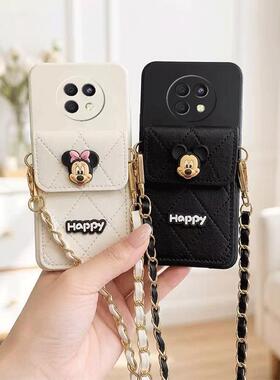 适用荣耀X70i手机壳X70/X60pro/X50i挂绳X40i斜跨X30i卡包X20se带挂绳X10女9xpro全包 ABR-AN00防摔HLK-AL0o