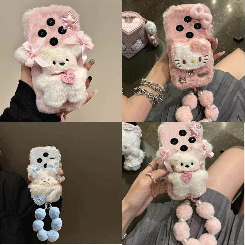 适用vivoX200s手机壳X20/X100s/X90s毛绒X80pro秋冬X70pro卡通X60卡通可爱X30女款X27pro可爱Z6潮 V2458A新款