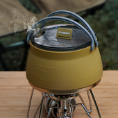 msquare露营烧水壶户外折叠硅胶便携露营明火围炉煮茶户外炉炊具