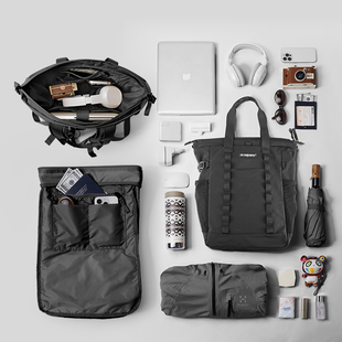 msquare背包男士双肩包女大容量短途旅行包书包电脑包单肩托特包