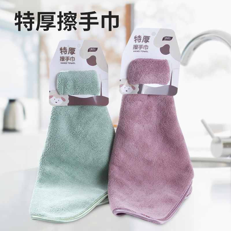 利兵特厚擦手巾不掉毛杯子卫生