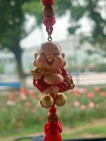 Подвеска для машины, аксессуар, защитный амулет, креативный зеркало заднего вида, популярно в интернете