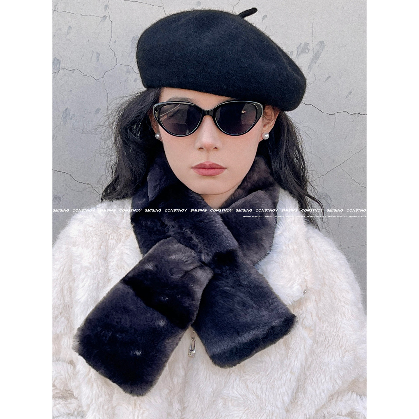 疗愈绒感羊羔毛围脖女冬流行爆款保暖百搭时尚高级感护颈交叉围脖,服饰配件/皮带/帽子/围巾,围巾/丝巾/披肩,淘宝优惠券,粉丝福利购,淘宝优惠卷