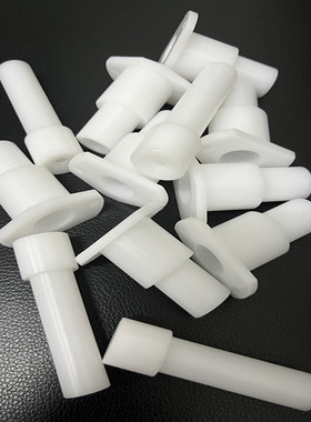 数控加工白色PA66尼龙实心棒蓝POM黄UPE棒绿HDPE圆棒ABS挡块车床