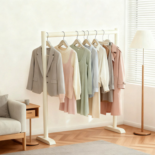 窄边简约落地阳台折叠家用晾衣架