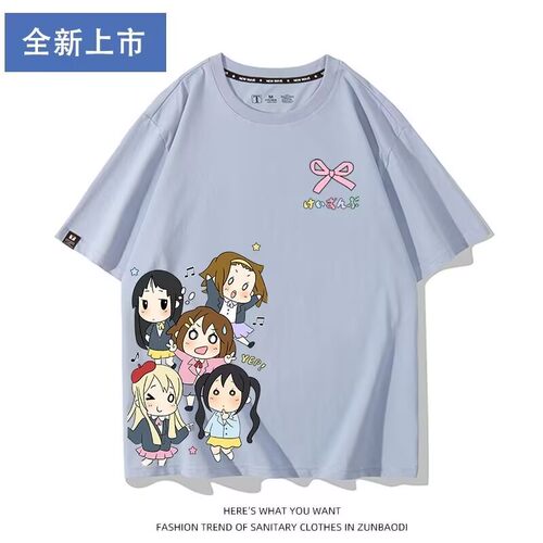 舒适面料卡通动漫宽松短袖