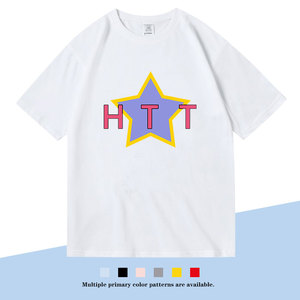 轻音少女动漫周边纯棉t恤K-ON! 轻音HTTcos学生短袖夏季上衣衣服