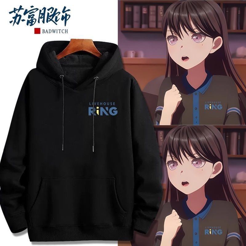 舒适面料卡通动漫宽松卫衣