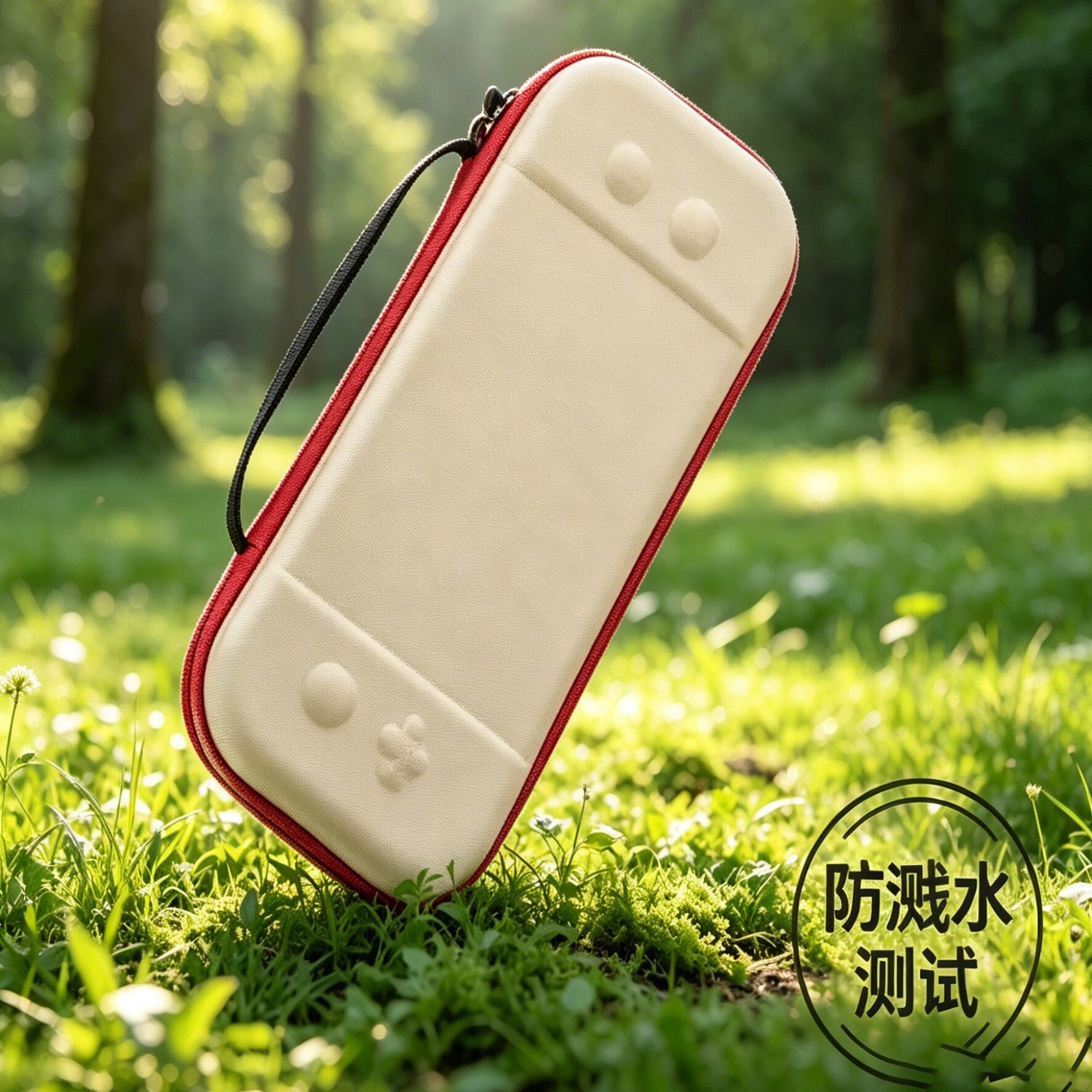 switch2收纳包Oled超薄便携硬壳保护包NS游戏机手柄摇杆配件收纳