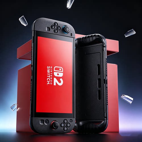 switch2保护壳真机开模可插底座