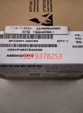 议价西门子6FX2001-2CF00 /6FX2001-3GC50增量编码器带1V正弦2500
