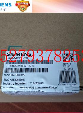 议价6SL3210-5BE31-8UV0全新V2018.5KW变频器6SL32105BE318UV0