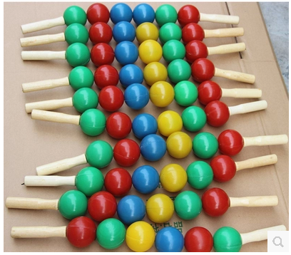 儿童塑料有声早操健身器材拉力球