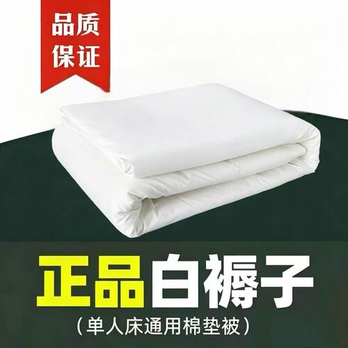 白褥子学生宿舍单人防潮床垫