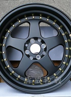 适用酷熊桑旅捷达长城M2秀尔高尔夫4飞度宽边爆龟轮毂铝合金17寸