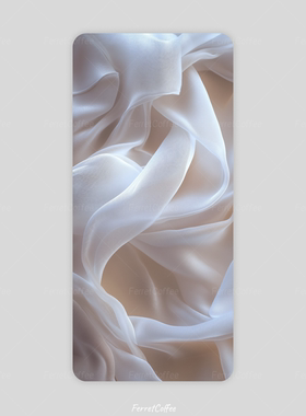 牛奶丝绸质感 丝滑轻盈极简美感中国风 高清手机壁纸 4张 BI_0003