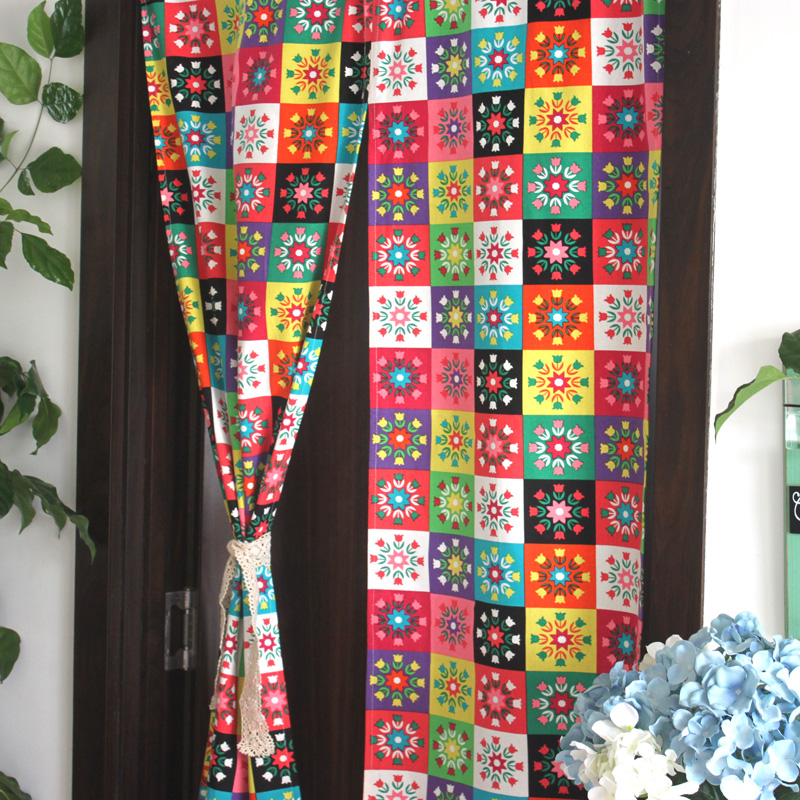 新品包邮 波西米亚风格门帘窗帘半帘 卧室厨房卫生间门帘帘子定制|ruв категории домашний ткань, занавес, занавес и аксессуары, занавес - от Buy2taobao.com для оказания профессиональной услуги покупки агента Taobao