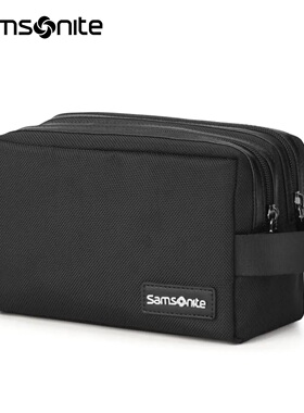 Samsonite/新秀丽多功能双层盥洗包洗漱包收纳包674*09018黑色