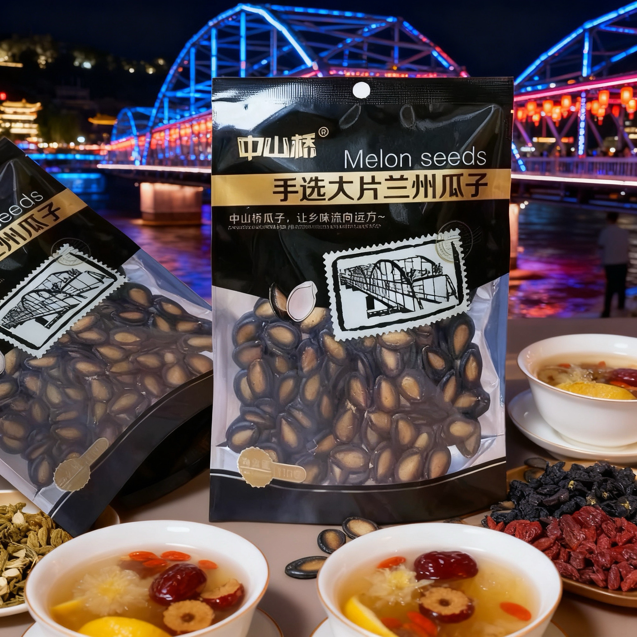 兰州特产中山桥大板西瓜子大颗类黑瓜子炒货坚果零食年货瓜子袋装