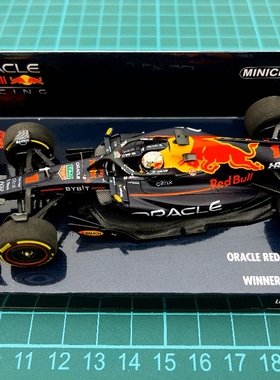 全新 迷你切 F1 车模 1/43 2022 RB18 维斯塔潘 加拿大 第1名