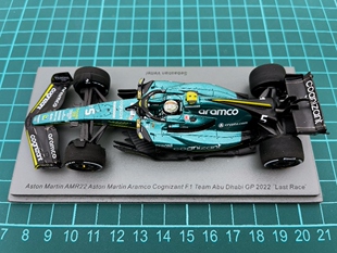 全新 SPARK F1 车模 1/43 2022 AMR22 维特尔 阿布扎比
